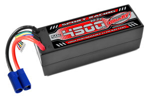 Team Corally C-49164-EC5 Sport Racing LiPo-Akku 50C - 4500Mah - 6S - 22,2V - EC-5 - Hard Case