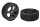 Team Corally C-00180-611 Team Corally - Off-Road 1/8 Buggy Tires - Xprit - Low Profile - Glued on Black Rims - 1 pair