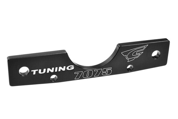 Team Corally C-00180-681 Team Corally - Suspension Arm Mount - RF - Swiss Made 7075 T6 - 3mm - Hard Anodised - Black - Made In Italy