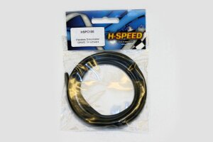 HSPEED HSPC100 flexibles Silikonkabel 12AWG 1m schwarz