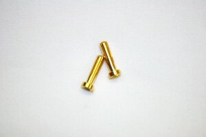 HSPEED HSPP001 4mm Goldkontaktstecker 18mm lp (2Stk)