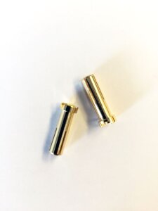 HSPEED HSPP005 5mm gold contact plug 18mm (2pcs)