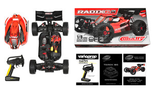 Team Corally C-00185 Sparset 1 RADIX XP 6S - Modell 2021 - 1/8 Buggy EP - RTR - Brushless Power 6S