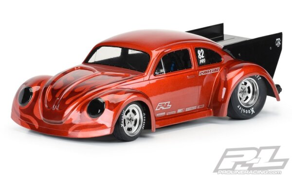 Proline 3558-00 Volkswagen Drag Bug Karo klar 1:10