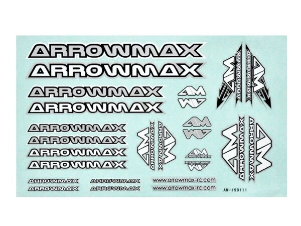 ARROWMAX AM-199111 Sticker ( 14 X 21 Cm) Zilver