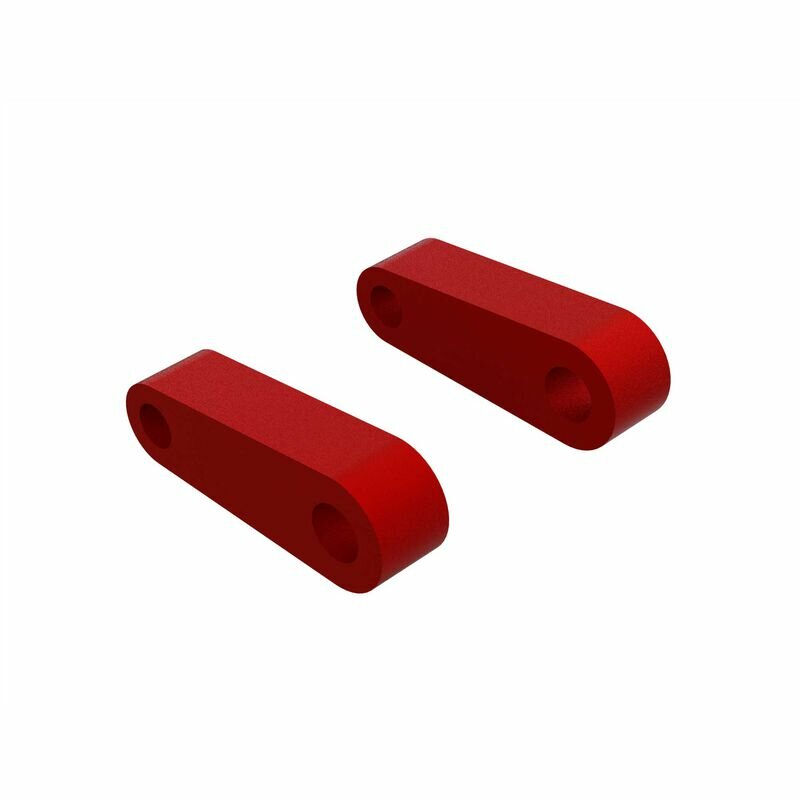 Arrma ARA330594 Sospensione in alluminio per asse anteriore (rosso) (2)