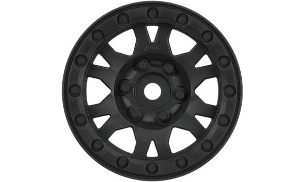 Proline 2769-03 ProLine Impulse 1.9 Plastic Internal Bead-Log Wheel black (2 pcs.)