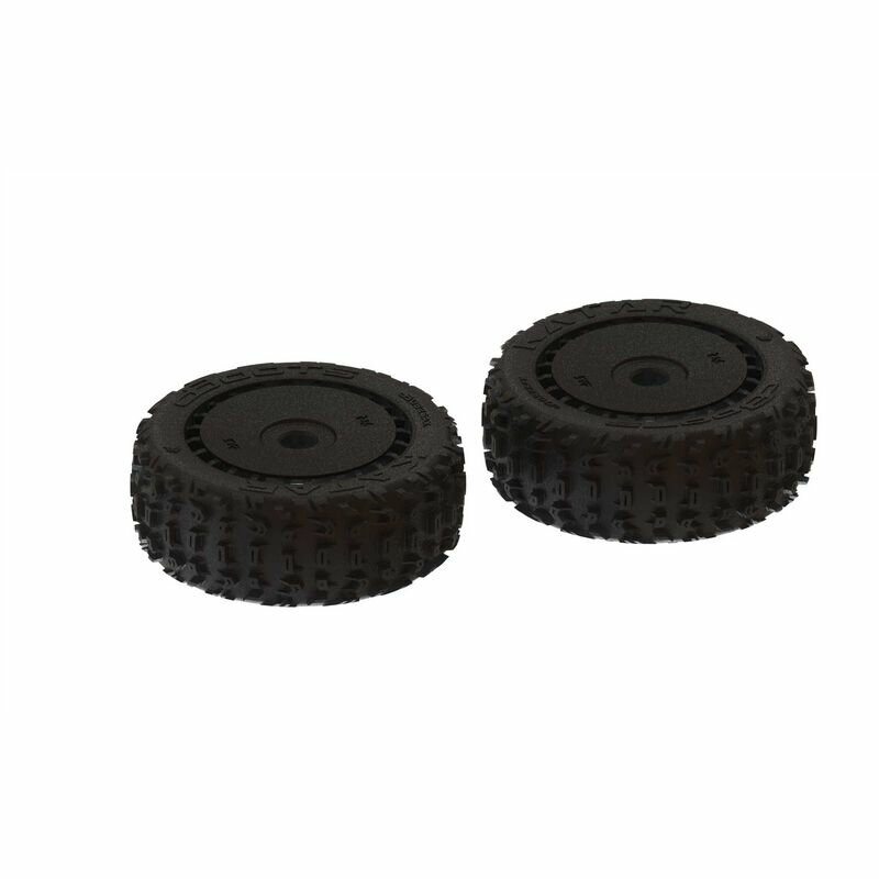 Arrma ARA550058 dBoots 'Katar B 6S' jeu de pneus noir - paire