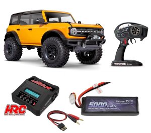 Traxxas 92076-4 TRX-4 2021 Ford Bronco 1:10 4WD RTR Crawler TQi 2.4GHz Sparset 3