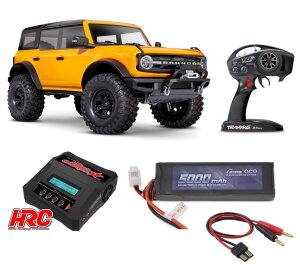 Traxxas 92076-4 TRX-4 2021 Ford Bronco 1:10 4WD RTR Crawler TQi 2.4GHz Sparset 4
