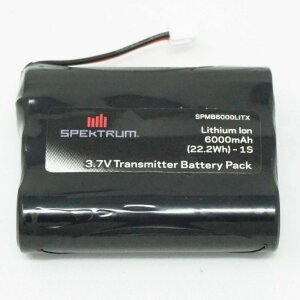 Spektrum SPMB6000LITX 3.7V 6000mAh 1S Tx Battery iX12 NX6...