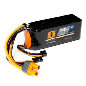 Spektrum SPMX40002SRX 4000mAh 2S 7.4V Smart LiPo Receiver Battery IC3