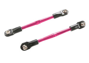 Traxxas TRX3139P Threaded rods L/R 59mm alloy pink