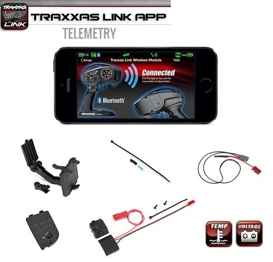 Traxxas Telemetrie-Komponenten Komplettset für TRX4 & TRX6 Temperatur, Spannung + Wireless Modul & Halter