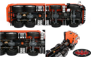 RC4WD VV-JD00044 1/14 8x8 Armageddon Hydraulischer Muldenkipper (FMX) (Orange)