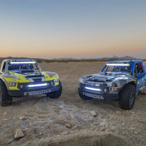 GPM Aluminium Bremszange Für LOSI 1:6 Super Baja Rey – Upgrade-Set Vorne/hinten In Blau