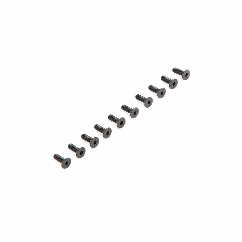 Losi LOS235009 Flat head screws M2.5 x 8mm (10)