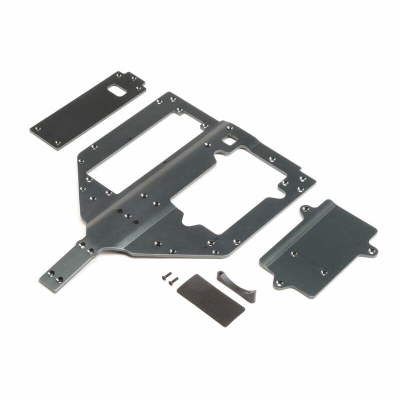 Losi LOS251083 Chassis, engine and battery cover plates: SuperRockRey