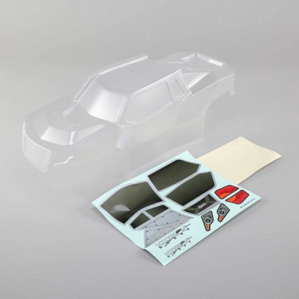Losi LOS340000 Body kit with window mask, clear: LST 3XL-E