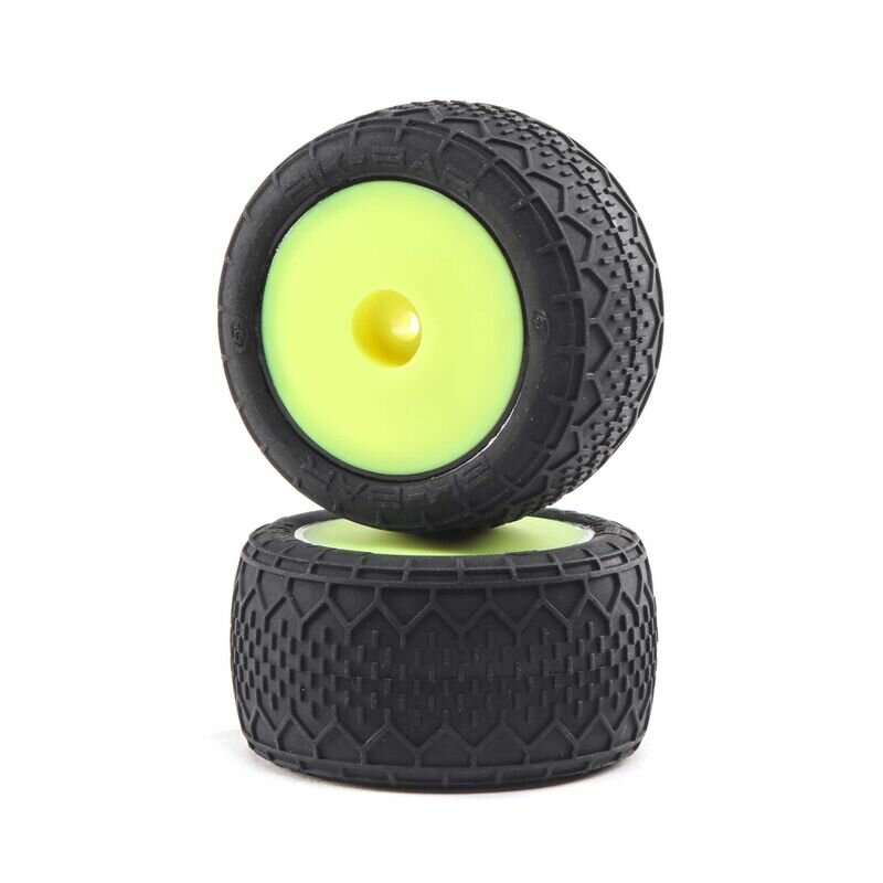 LOSI Mini-T 2.0 Räder – 4 Stück, Weiß, Für RC-Modellauto