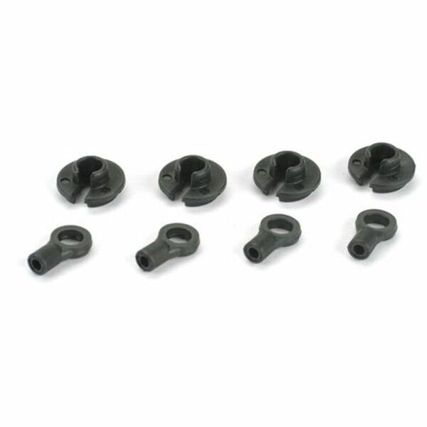 Losi LOSA5079 Shock absorber end pieces & cups (4)
