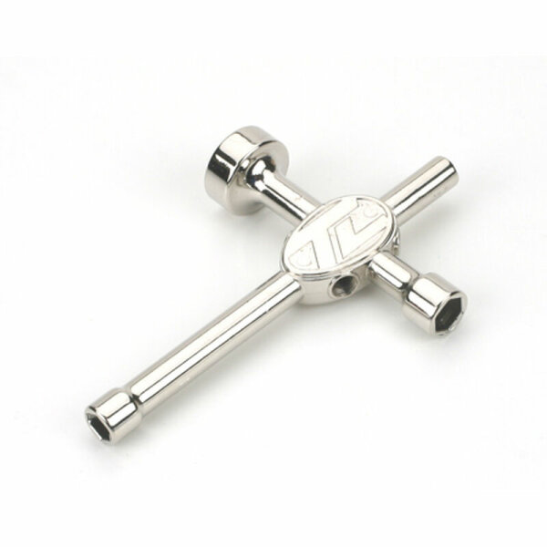 Losi LOSB4603 4-Wege-Schlüssel Stahl(17mm,10mm,8mm,1/4)LST2,AFT,MGB