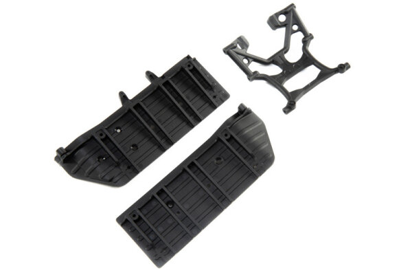 Axial AXI231014 Side plates & chassis brace: SCX10III