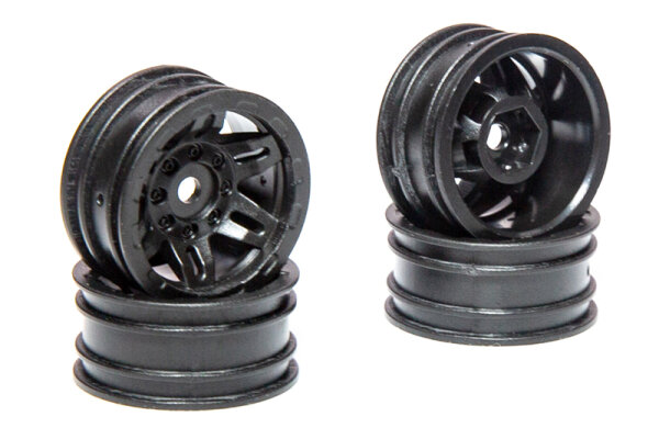 Axial AXI40002 1.0 Rockster Wheels Black (4pcs): SCX24