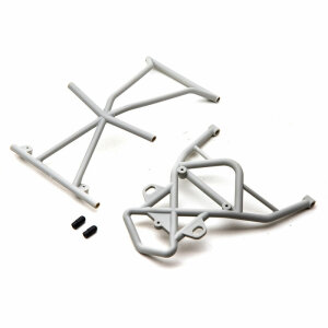 Axial AXI231038 Cage Roof, Hood (Grey): RBX10
