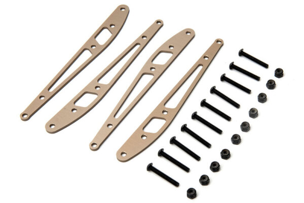 Axial AXI334000 Rear lower link plate (4): RBX1