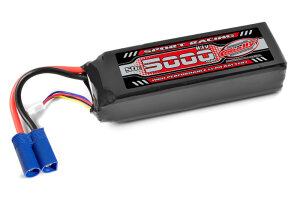 Team Corally C-49231-EC5 Power Racing 50C - 5000MAH - 3S - 11,1V - EC-5 - Semi-Soft Case