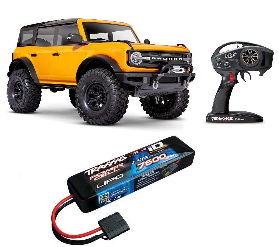 Traxxas 92076-4 TRX-4 2021 Ford Bronco 1:10 4WD RTR Crawler TQi 2.4GH,  620,69 €