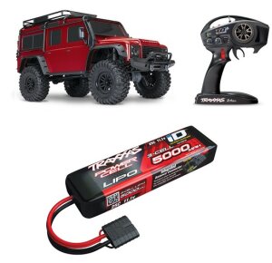 Traxxas 82056-4 TRX-4 Land Rover Defender Rood 1:10 4WD...