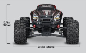 Traxxas 77086-4 X-Maxx 8S con Traxxas 8S Combo Duocharger Brushless 1/5 4WD 2.4GHz TQi Wireless Solar Flare