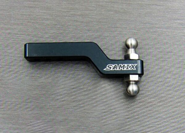 SAMIX SAM-trx4-6057 TRX-4 alum. black & stainless steel trailer hitch received