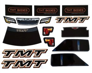 TMT RC Bodies TMTMX4-W Controllo infrangibile bianco incl. adesivo per TRX MAXX