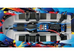 Traxxas TRX57076-4 Spartan Brushless Race Boot RTR TQi Wireless TSM Stability System with 6S Batteries