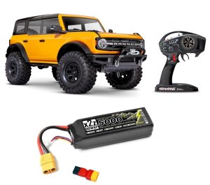 Traxxas 92076-4 TRX-4 2021 Ford Bronco 1:10 4WD RTR Crawler TQi 2.4GHz mit 3S Akku