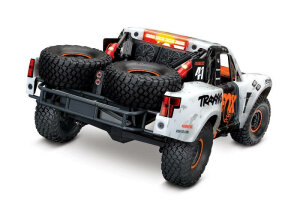 Traxxas TRX85086-4 Unlimited Desert Racer with installed light set 4WD RTR Brushless Racetruck TQi 2.4GHz with Traxxas 4S Combo