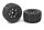Team Corally C-00180-632 Monster Truck Tires - XL4S - Grabber - Glued on Black Rims - 1 pair