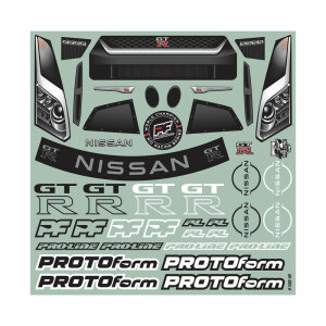 Proline 1585-00 Protoform Nissan GT-R R35 Pro Mod carreau clair 1:10