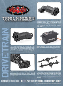 RC4WD Z-RTR0045 Trail Finder 3 RTR con kit carrozzeria Mojave II