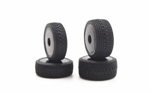 Carisma 15640 GT24 MEENI PINS RALLY TIRES SET MOUNTED