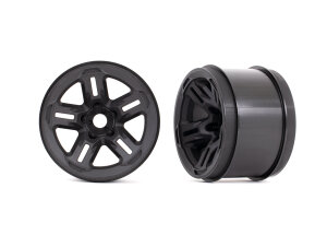 Traxxas TRX9671 Wheels 3.8 black (2) (17mm splined mount)