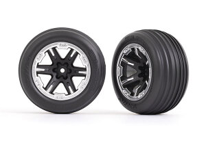 Traxxas TRX3771X tyre on rim 2.8 RXT black satin rim...