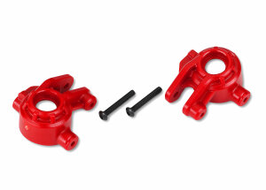 Traxxas TRX9037R Steering arm for extreme heavy duty red...