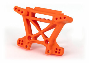 Traxxas TRX9038T Dämpferbrücke vo extreme heavy duty orange (aus 9080 Upgrade