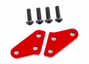 Traxxas TRX9636R Steering Arm red anodised (2) for 9537...
