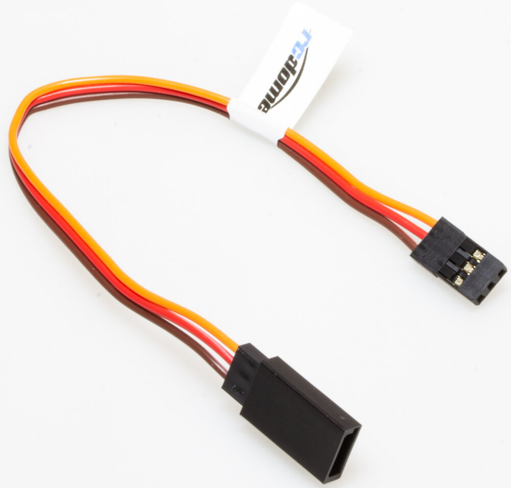 Cavo Di Prolunga Per Servo Da 20 Pollici (500mm) Maschio - Femmina. Universale, Compatibile Con Futaba, JR E Modelli RC. Confezione Da 1 Pezzo ALISERC.