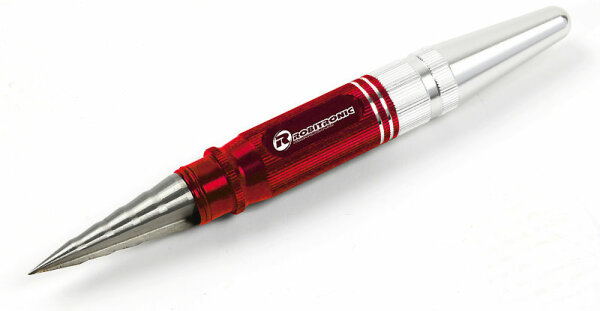 Robitronic R06204R Lexan drill bit red with protection cap